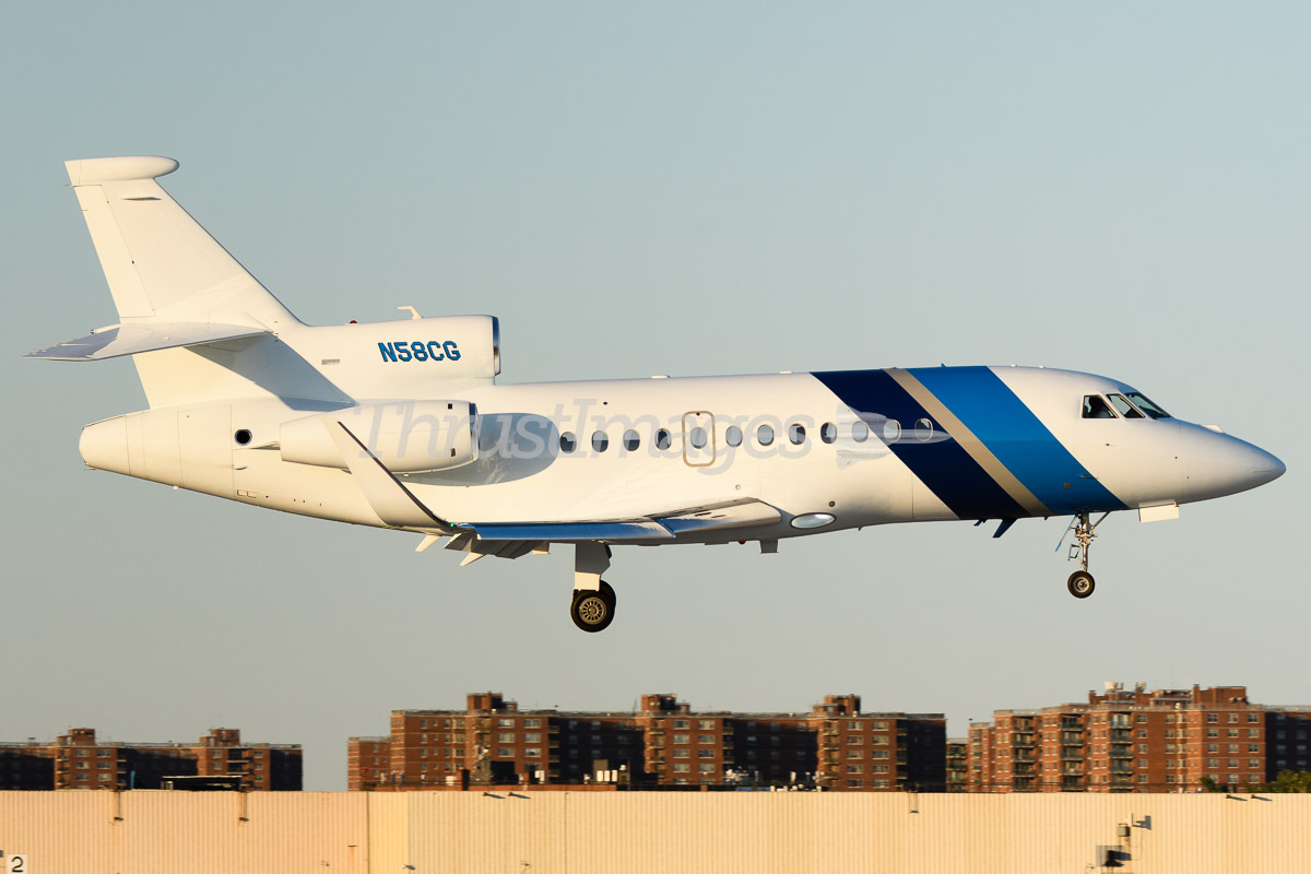 Corning Glass N58CG Dassault Falcon 900